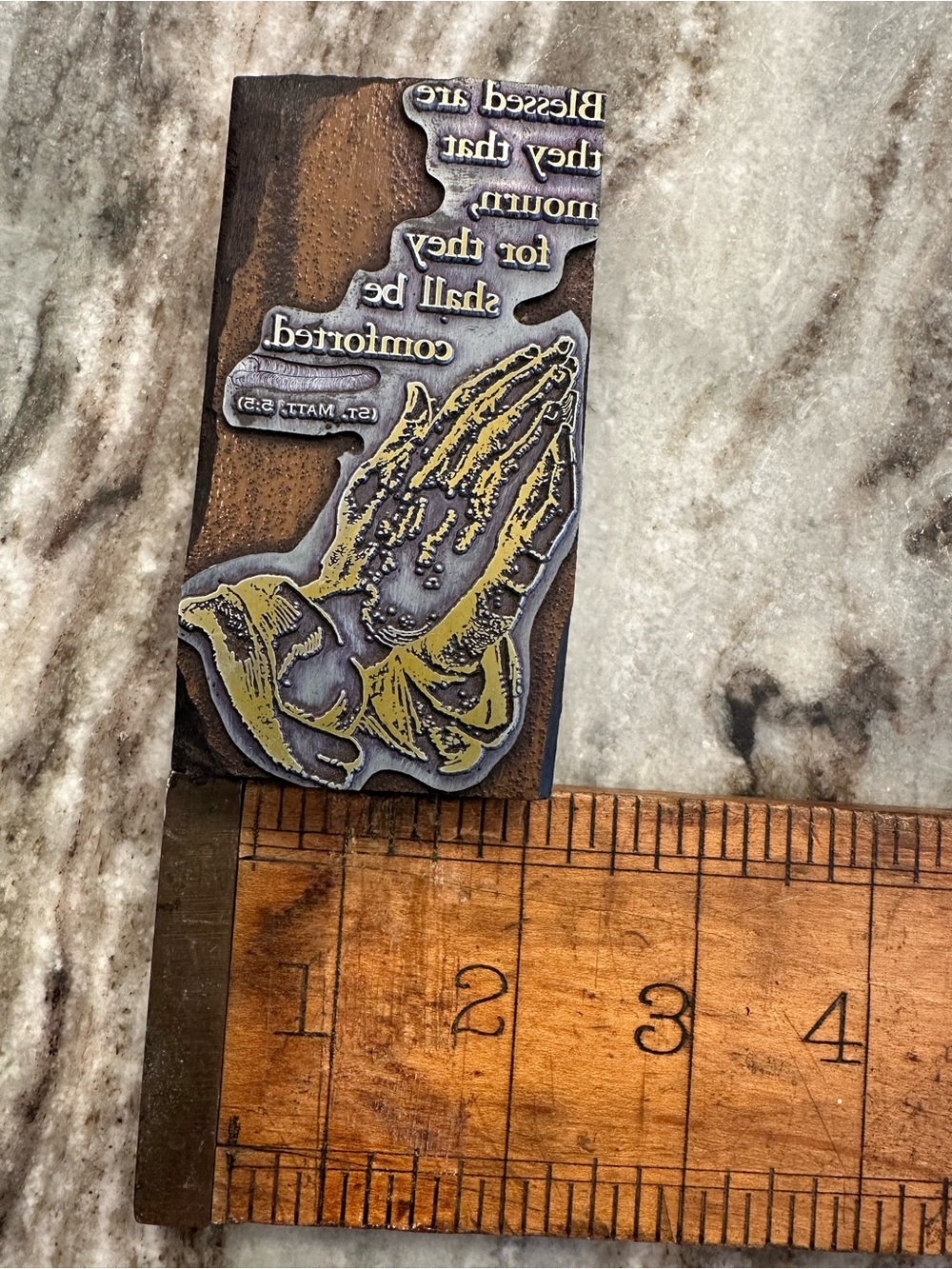 Letterpress printing block